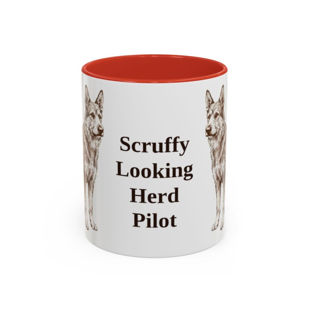 11oz Funny Berger Picard Mug, Scruffy Looking Herd Pilot, Vintage Dog Coffee Mug, Dog Lover Gift