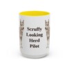 berger-picard-mug-humor-yellow-3 15oz Funny Berger Picard Mug, Scruffy Looking Herd Pilot, Vintage Dog Coffee Mug, Dog Lover Gift
