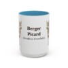 berger-picard-mug-latin-light-blue-3 15oz Berger Picard Latin Mug, Berger Picard, Vintage Dog Coffee Mug, Dog Lover Gift