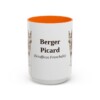 berger-picard-mug-latin-orange-3 15oz Berger Picard Latin Mug, Berger Picard, Vintage Dog Coffee Mug, Dog Lover Gift