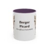 berger-picard-mug-latin-purple-1 11oz Berger Picard Latin Mug, Berger Picard, Vintage Dog Coffee Mug, Dog Lover Gift