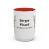 berger-picard-mug-latin-red-3 15oz Berger Picard Latin Mug, Berger Picard, Vintage Dog Coffee Mug, Dog Lover Gift