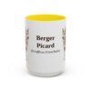 berger-picard-mug-latin-yellow-3 15oz Berger Picard Latin Mug, Berger Picard, Vintage Dog Coffee Mug, Dog Lover Gift