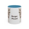 11oz Berger Picard Mug, Vintage Dog Portrait Coffee Mug, Dog Lover Gift