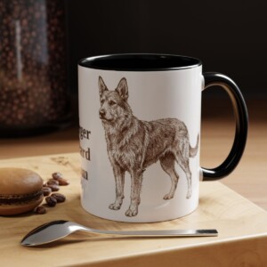 11oz Berger Picard Dog Mom Mug, Vintage Sketch Coffee Mug, Dog Mom Gift