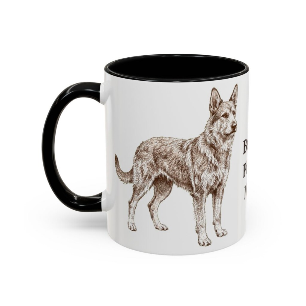 11oz Berger Picard Dog Mom Mug, Vintage Sketch Coffee Mug, Dog Mom Gift