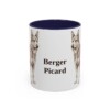 11oz Berger Picard Mug, Vintage Dog Portrait Coffee Mug, Dog Lover Gift