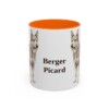 11oz Berger Picard Mug, Vintage Dog Portrait Coffee Mug, Dog Lover Gift