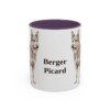 11oz Berger Picard Mug, Vintage Dog Portrait Coffee Mug, Dog Lover Gift