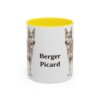 11oz Berger Picard Mug, Vintage Dog Portrait Coffee Mug, Dog Lover Gift