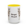 berger-picard-mug-yellow-3 15oz Berger Picard Mug, Vintage Dog Portrait Coffee Mug, Dog Lover Gift