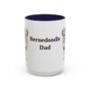 bernedoodle-mug-dad-navy-3 15oz Bernedoodle Dog Dad Mug, Vintage Sketch Coffee Mug, Dog Dad Gift