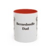 11oz Bernedoodle Dog Dad Mug, Vintage Sketch Coffee Mug, Dog Dad Gift