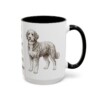 bernedoodle-mug-humor-black-right-3 15oz Funny Bernedoodle Mug, Big Hair, Bigger Heart, Biggest Appetite, Vintage Dog Coffee Mug, Dog Lover Gift