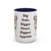 bernedoodle-mug-humor-navy-3 15oz Funny Bernedoodle Mug, Big Hair, Bigger Heart, Biggest Appetite, Vintage Dog Coffee Mug, Dog Lover Gift