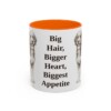 11oz Funny Bernedoodle Mug, Big Hair, Bigger Heart, Biggest Appetite, Vintage Dog Coffee Mug, Dog Lover Gift