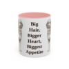 11oz Funny Bernedoodle Mug, Big Hair, Bigger Heart, Biggest Appetite, Vintage Dog Coffee Mug, Dog Lover Gift