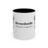 11oz Bernedoodle Latin Mug, Bernedoodle, Vintage Dog Coffee Mug, Dog Lover Gift
