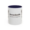 11oz Bernedoodle Latin Mug, Bernedoodle, Vintage Dog Coffee Mug, Dog Lover Gift