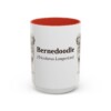 15oz Bernedoodle Latin Mug, Bernedoodle, Vintage Dog Coffee Mug, Dog Lover Gift