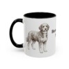 11oz Bernedoodle Dog Mom Mug, Vintage Sketch Coffee Mug, Dog Mom Gift