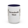 15oz Bernedoodle Dog Mom Mug, Vintage Sketch Coffee Mug, Dog Mom Gift