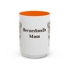 15oz Bernedoodle Dog Mom Mug, Vintage Sketch Coffee Mug, Dog Mom Gift