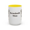 15oz Bernedoodle Dog Mom Mug, Vintage Sketch Coffee Mug, Dog Mom Gift
