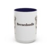 15oz Bernedoodle Mug, Vintage Dog Portrait Coffee Mug, Dog Lover Gift