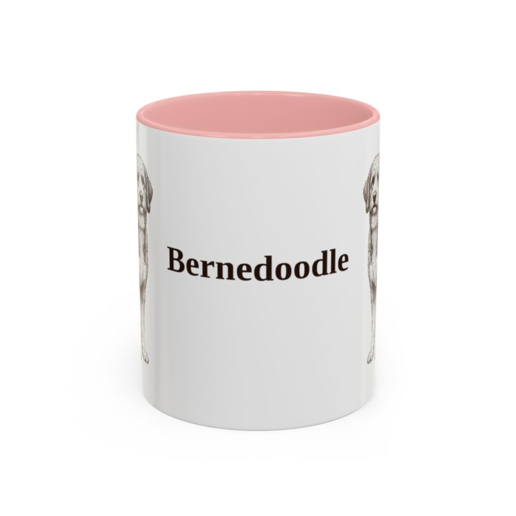 11oz Bernedoodle Mug, Vintage Dog Portrait Coffee Mug, Dog Lover Gift
