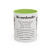 11oz Bernedoodle Mug, Illustrated Dog Breed Facts Coffee Mug, Vintage Dog Keepsake Gift