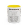 11oz Bernedoodle Mug, Illustrated Dog Breed Facts Coffee Mug, Vintage Dog Keepsake Gift