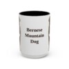 15oz Bernese Mountain Dog Mug, Vintage Dog Portrait Coffee Mug, Dog Lover Gift