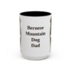bernese-mountain-dog-mug-dad-black-front-3 15oz Bernese Mountain Dog Dog Dad Mug, Vintage Sketch Coffee Mug, Dog Dad Gift