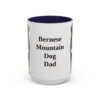 bernese-mountain-dog-mug-dad-navy-3 15oz Bernese Mountain Dog Dog Dad Mug, Vintage Sketch Coffee Mug, Dog Dad Gift