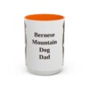 bernese-mountain-dog-mug-dad-orange-3 15oz Bernese Mountain Dog Dog Dad Mug, Vintage Sketch Coffee Mug, Dog Dad Gift