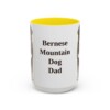 bernese-mountain-dog-mug-dad-yellow-3 15oz Bernese Mountain Dog Dog Dad Mug, Vintage Sketch Coffee Mug, Dog Dad Gift