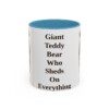 11oz Funny Bernese Mountain Dog Mug, Giant Teddy Bear Who Sheds On Everything, Vintage Dog Coffee Mug, Dog Lover Gift