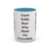 15oz Funny Bernese Mountain Dog Mug, Giant Teddy Bear Who Sheds On Everything, Vintage Dog Coffee Mug, Dog Lover Gift