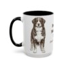 15oz Bernese Mountain Dog Latin Mug, Bernese Mountain Dog, Vintage Dog Coffee Mug, Dog Lover Gift