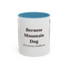 bernese-mountain-dog-mug-latin-light-blue-1 11oz Bernese Mountain Dog Latin Mug, Bernese Mountain Dog, Vintage Dog Coffee Mug, Dog Lover Gift