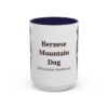 15oz Bernese Mountain Dog Latin Mug, Bernese Mountain Dog, Vintage Dog Coffee Mug, Dog Lover Gift