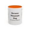 bernese-mountain-dog-mug-latin-orange-1 11oz Bernese Mountain Dog Latin Mug, Bernese Mountain Dog, Vintage Dog Coffee Mug, Dog Lover Gift