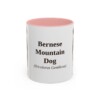 bernese-mountain-dog-mug-latin-pink-1 11oz Bernese Mountain Dog Latin Mug, Bernese Mountain Dog, Vintage Dog Coffee Mug, Dog Lover Gift