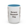 15oz Bernese Mountain Dog Mug, Vintage Dog Portrait Coffee Mug, Dog Lover Gift