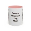 bernese-mountain-dog-mug-mom-pink-1 11oz Bernese Mountain Dog Dog Mom Mug, Vintage Sketch Coffee Mug, Dog Mom Gift