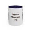 bernese-mountain-dog-mug-navy-1 11oz Bernese Mountain Dog Mug, Vintage Dog Portrait Coffee Mug, Dog Lover Gift