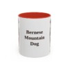 bernese-mountain-dog-mug-red-1 11oz Bernese Mountain Dog Mug, Vintage Dog Portrait Coffee Mug, Dog Lover Gift