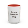 15oz Bernese Mountain Dog Mug, Vintage Dog Portrait Coffee Mug, Dog Lover Gift