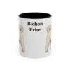 11oz Bichon Frise Mug, Vintage Dog Portrait Coffee Mug, Dog Lover Gift